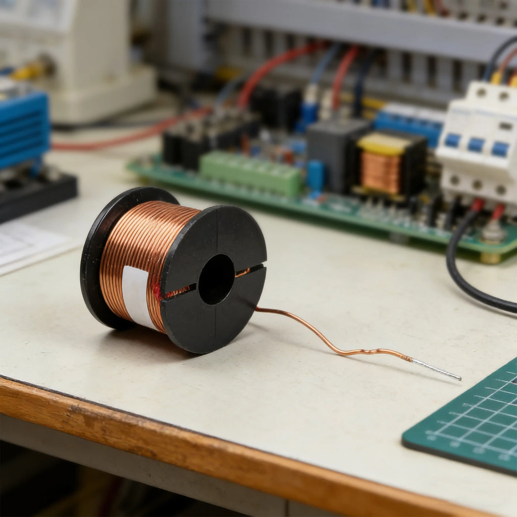0.5mH Air-Core Inductor with 1.2mm 4N Oxygen-Free Copper Wire for Audio Crossover Circuits Stable Inductance Low DC Resistance