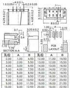 10PCS 1.0 1.25 1.5 2.0 2.54 SH/JST/ZH/PH/XH 1.0MM 1.25MM 2.0MM 2.54MM Male Pin Header Socket Dip/Right Angle SMD 2/3/4/5-9P Pin