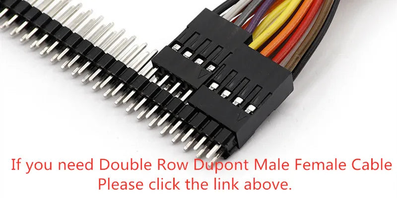 10PCS 2.54MM Pitch Wire Dupont Line Female to Female 1P2 3 4 5 6 Pin Dupont Cable Connector JUMPER Cable Wire for PCB 3D Printer