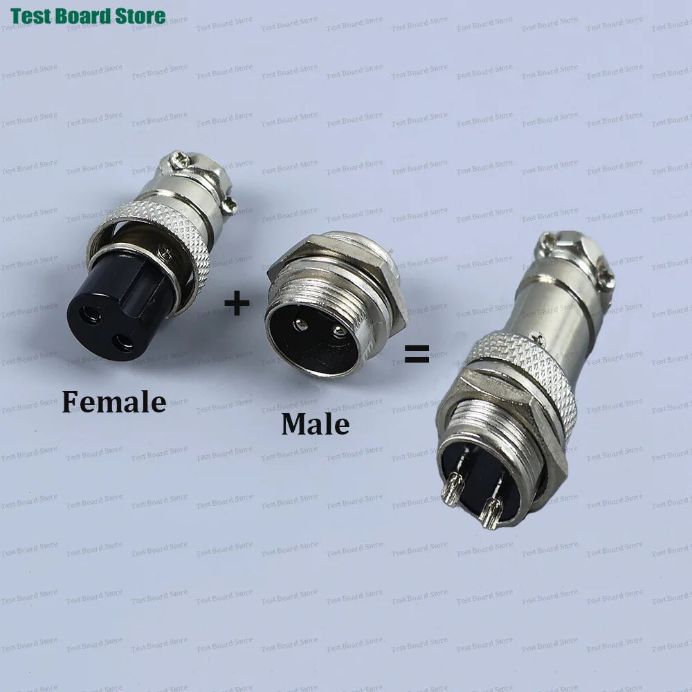 1/5/10Set GX16 Aviation Connector 2 3 4 5 6 7 8 9 10 Pin Male Plug Female Socket Waterproof Circular Connector