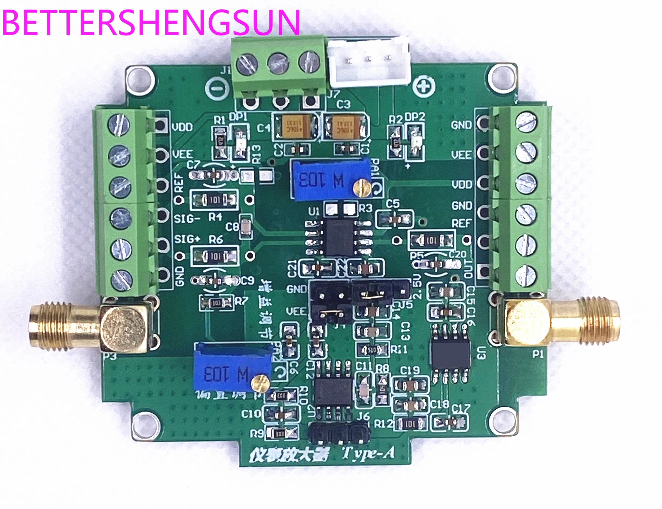 INA828 INA128 INA129 Amplifier Module Instrument Amplifier Millivolt Microvolt Small Signal
