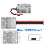 72V 60V 48V 36V 24V to 12V 5A 10A 15A 20A Buck DC-DC Power Converter 60V-12V Step-down Voltage Regulator Car Truck Boat Supply