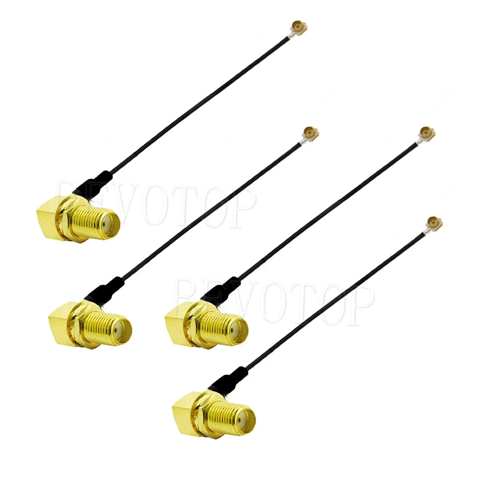 10PCS RF1.13 Cable Connector SMA Male/Female to u.FL/IPX-1 Male Plug WIFI Antenna Jumper RG113 Pigtail for Electronics