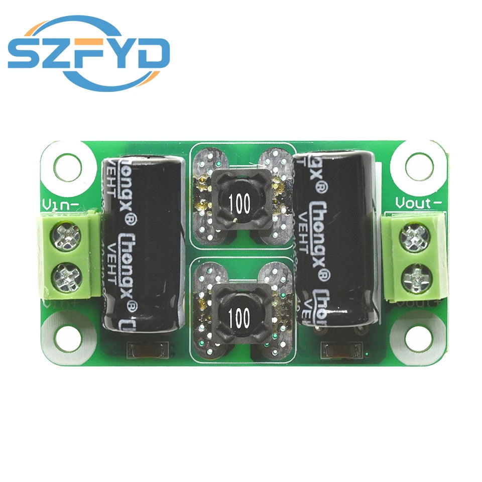 0-25V/0-50V 2A/3A/4A DC Power Filter Board  Class D Power Amplifier Module Interference Suppression Board EMI Suppression