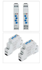 TY09-M1 M2 Cyclic Delay Timer Relay Switch SPDT 220V 16A AC/DC12V-240V 50/60Hz 0.1s-100 Days 2SPDT Din Rail