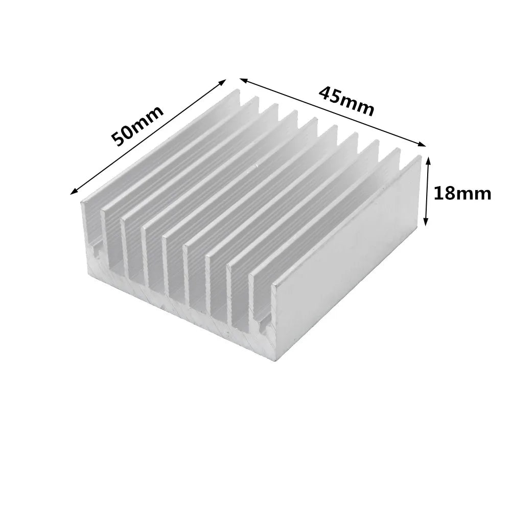 Extruded Aluminum Heatsink Radiator Heat Sink Cooler for Electronic LED Chip Cooling Heat Dissipation
