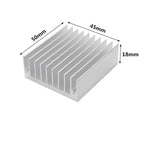 Extruded Aluminum Heatsink Radiator Heat Sink Cooler for Electronic LED Chip Cooling Heat Dissipation