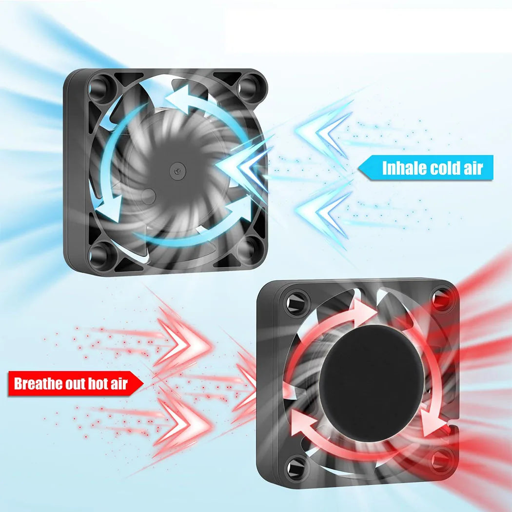 60x60x10 mm DC 5V 12V 24V 6010 Brushless Cooling Fan, Replacement Ball Bearing 60mm Fan for Cooling DIY PC Computer Case Fan