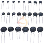 200Pcs 22Value 2.5D/3D/5D/8D/10D/20D/47D-7/9/11/13/15 NTC Thermal Resistor Negative Temperature Coefficient Assorted kit
