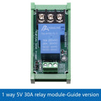 1 2 4 Channel Relay Module 30A With Optocoupler Isolation 1 Way 5V 12V 24V Supports High And low Triger Trigger