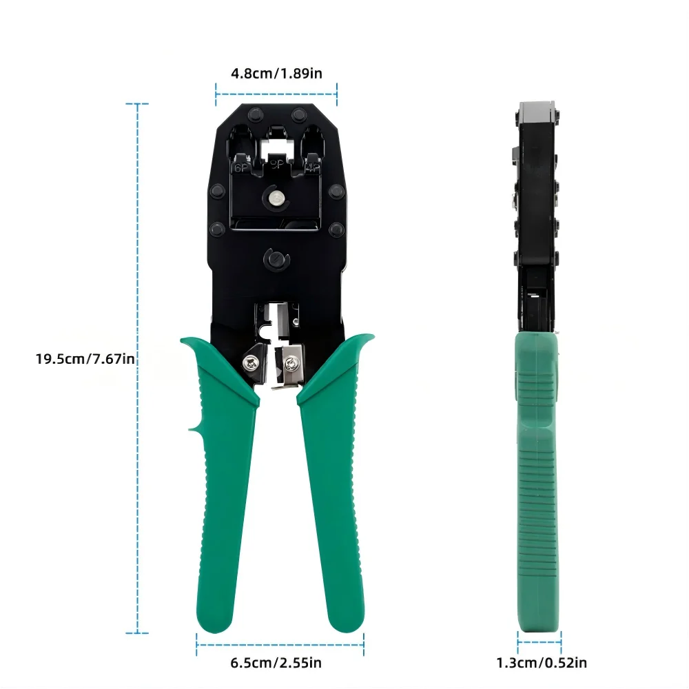 RJ45 RJ11 Crimping Tool Ethernet LAN Cable Crimper Cutter Stripper Plier for 6P 8P RJ11 RJ12 RJ45 Connectors