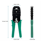 RJ45 RJ11 Crimping Tool Ethernet LAN Cable Crimper Cutter Stripper Plier for 6P 8P RJ11 RJ12 RJ45 Connectors