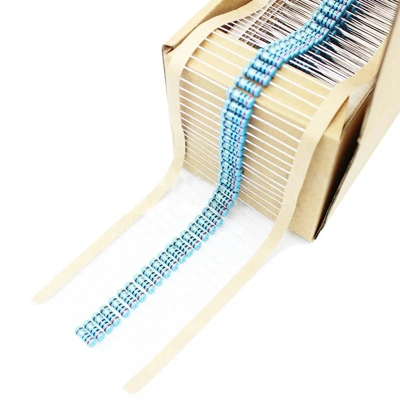 20pcs, 0R-22M 1% Metal Film Resistor 1W 0 2.2 10 100 150 220 270 330 470 1K 2.2K 4.7K 10K 47K 100K 470K 1M 10M 20M Ohms
