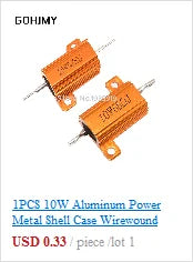 600pcs/set 30 Kinds 1/4W Resistance Metal Film Resistor Pack Assorted Kit 1% 1K 10K 10K 100K 220ohm 1M Resistors 300pcs/set