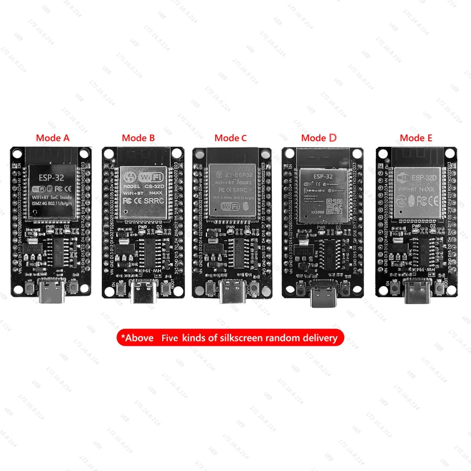 1-10pcs 32D Development Board WiFi+Bluetooth-compatible TYPE-C 30Pin Nodemcu Development Module