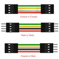 10pc dupont 2.54mm Line 2P 3P 4P 5P 6P 7P 8P 9P 10P 11P 12P 26AWG Male Female Connector Cable PCB Breadboard Jumper Wire Harness