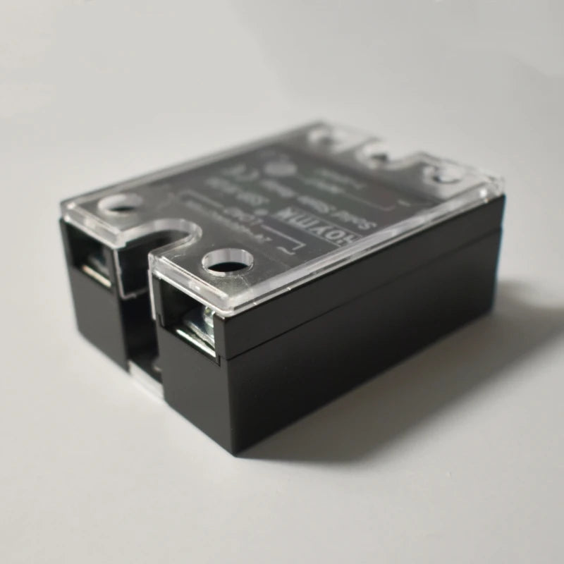 12V 24V Solid State Relay DC to AC SSR Module 230V AC Load 3-32VDC Input for Home SSR-10DA SSR-25DA 40DA 60DA 80DA 100DA 120DA