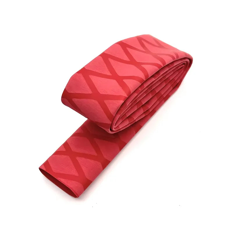 5 Colors Anti-Slip PE Heat Shrink Tubing ID:15-50mm Flexible Grip Sleeve for Tool Handle Wire Repair DIY Protection Kit