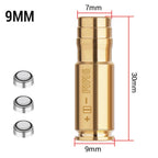 Red Dot Laser Brass Boresighter CAL .223/5.56/9mm/308/7.62/.45/30-06 Cartridge Boresight for Rifle Scope Hunting Gun Accessories