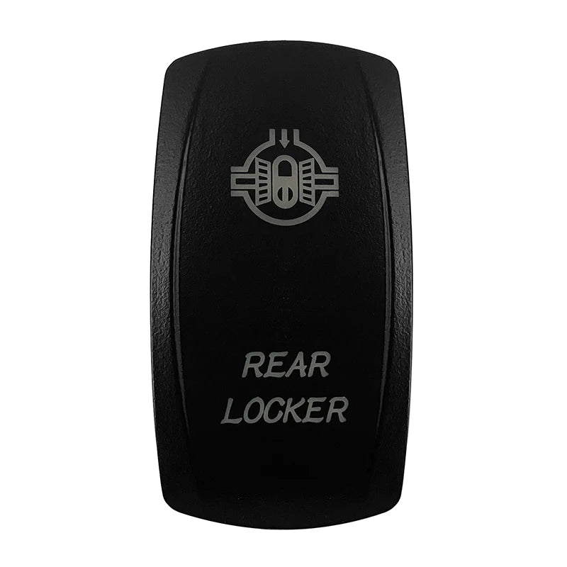 CUSTOM Dual RED Led Laser Etched Rocker Switch ON-OFF ON-OFF-ON (SPST DPDT) for ARB/Carling/NARVA 4x4 Caravan Accessories SUV
