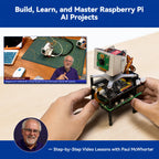 SunFounder AI Fusion Lab Kit for Raspberry Pi 5/4/3B+/Zero 2w, LLMs ChatGPT/Gemini/Grok, YOLO&OpenCV & MediaPipe, Python