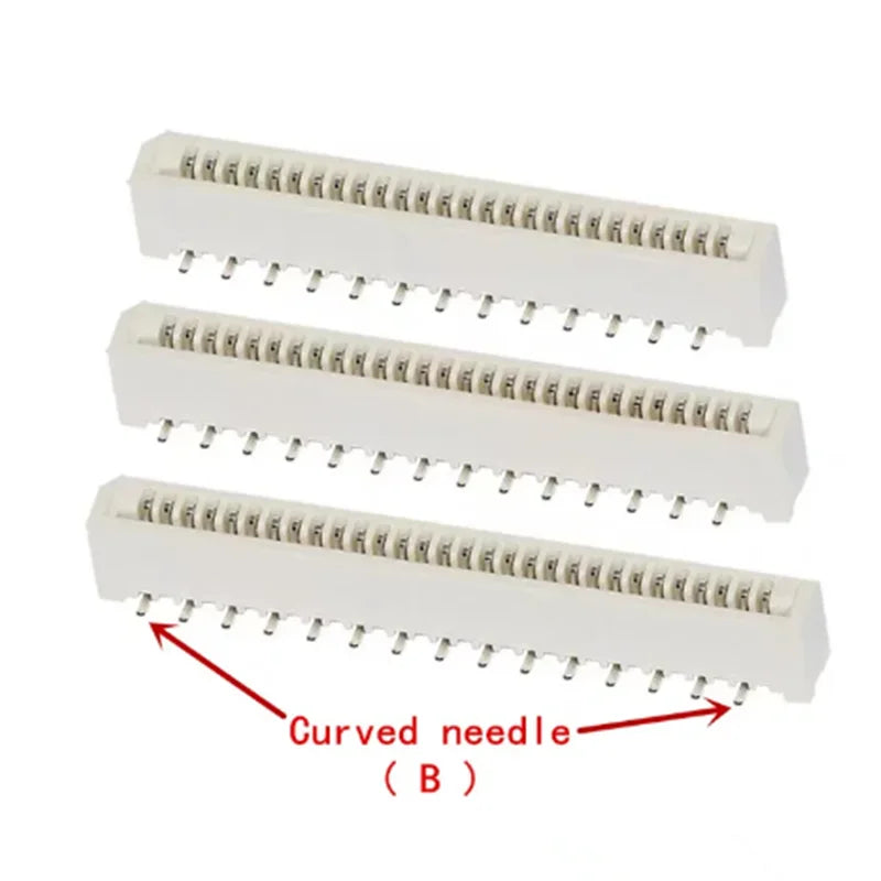 10Pcs 1.25mm FPC/FFC Connector LCD Flexible Flat Cable Socket Double Row 4P5P6P7P8P9P10P11P12P14P16P18P20P22P24P26P28P30P32Pin