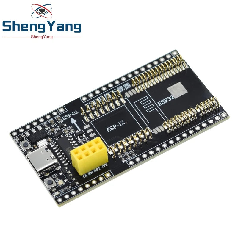 TZT ESP8266 ESP32 Development Board Test Programmer Socket Downloader for ESP-01 ESP01S ESP12 ESP32 Adapter CH340