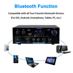 Woopker AK35/AK45 Pro/AK55 Digital Amplifier Bluetooth Sound Amplifier 2 Channel HIFi FM USB Audio Amp For Home Car Karaoke