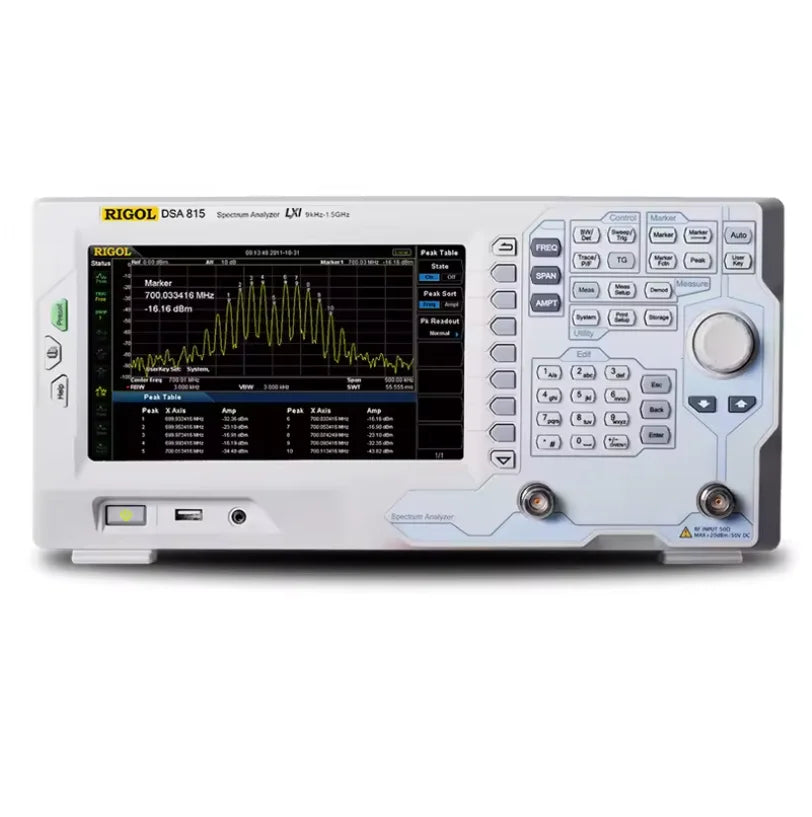 RIGOL DSA815 DSA815-TG Sweep Type Spectrum Analyzer 9kHz to 1.5GHz 10Hz to 1MHz Resolution Bandwidth for Electronic Components