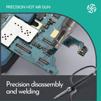 YIHUA 992D-II Precision Hot Air  Rework Station 210 245 Soldering Iron Station for Microscope Soldering Electronics Repair PCB