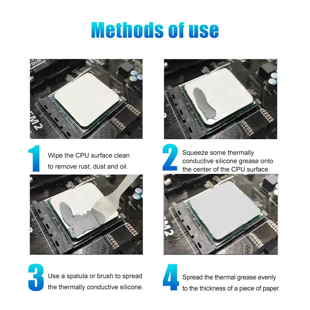 Maxtor 11.2W/mk Thermal Paste High Performance Thermal Conductive Grease for Intel Processor PC CPU GPU PS4 Computer Cooling