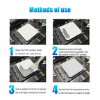 12.8W/mk Maxtor CTG8 AMD Intel Processor CPU GPU Cooler Cooling Fan Thermal Grease Thermal Paste Cpu Heatsink Plaster