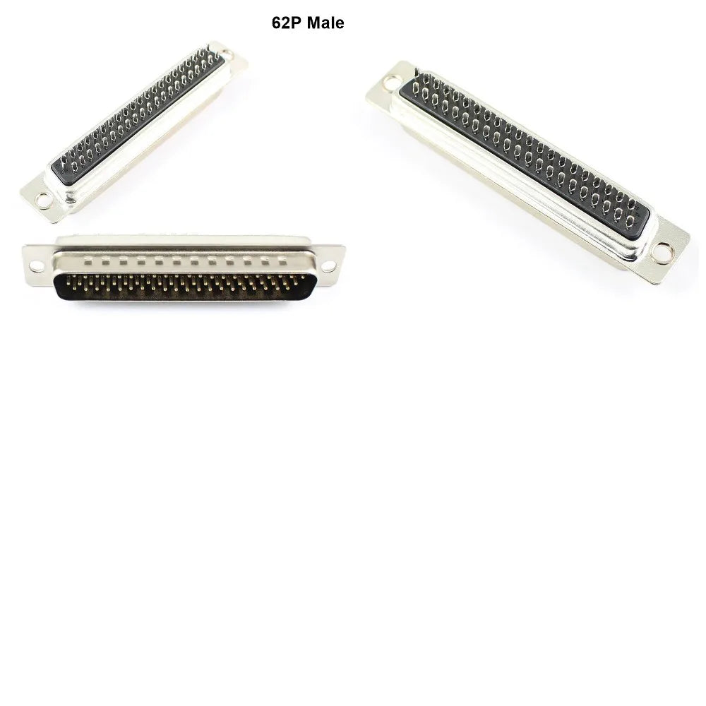 5pcs HD D-SUB 15 26 44 50 62 Pin Male Female Solder Type Connector Mount Serial Port Adapter 3 Rows DB15 DB26 DB44 DB50 DB62