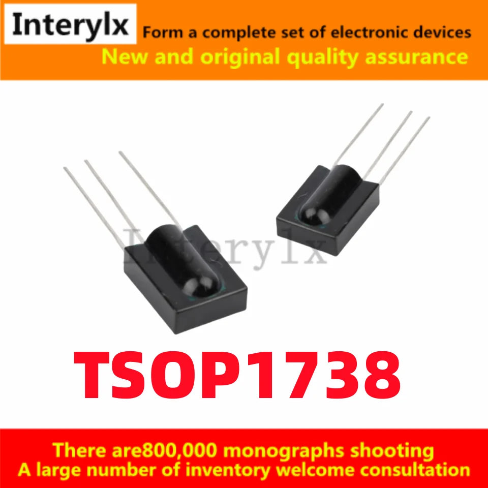 5-100Pcs/Lot Brand new HS0038A2 TSOP1738 0038A2D air conditioning integrated infrared receiver 0038