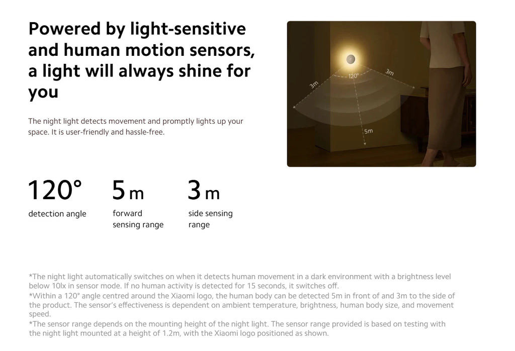 Original New MIJIA Night Light 3 Adjustable Brightness Infrared Smart Human Body Sensor Magnetic Base For Smart Home Life -CN