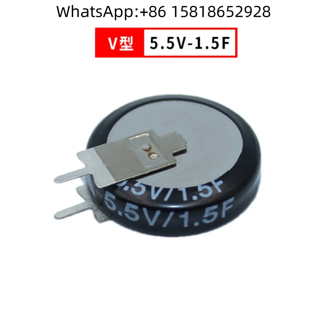 4pcs Super Capacitors V.H.C Type 5.5V 0.1F, 5.5V 0.22F, 5.5V 0.33F, 5.5V 0.47F, 5.5V 1.0F, 5.5V 1.5F, 5.5V 2.5F, 5.5V 5.0F, 5.5V