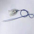 5Pcs MR11 MR16 Gu5.3 LED Halogen Light Socket Porcelain 0.75mm2 30cm Wire Lead Pin Clamp Thread Head Lamp Cup Plug Lamp Holder