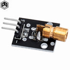 KY-008 650nm Laser Transmitter Module with Laser Sensor Module Non-Modulator Tube Laser Receiver Module Kit