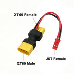 1/5/10Pcs XT60 XT T Plug Male Female to JST Female / Male In-line Power Adapter Connector for RC Battery Lipo Model Accessory