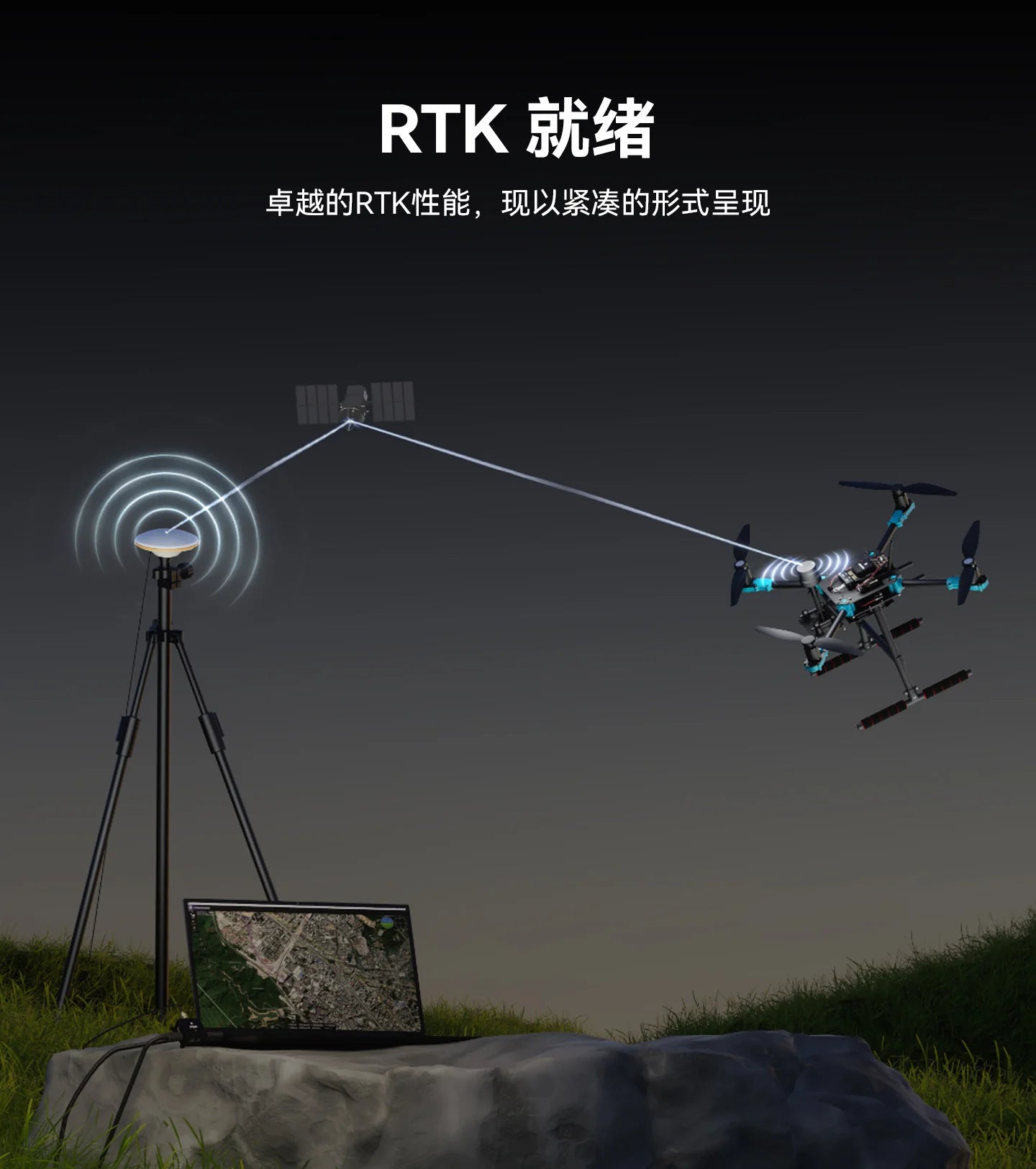 Holybro H-RTK ZED F9P Ultralight GNSS Module 12708 10Hz Mobile Station Support GPS L1C/A/L2C Galileo E1/E5b GLONASS G1/G2