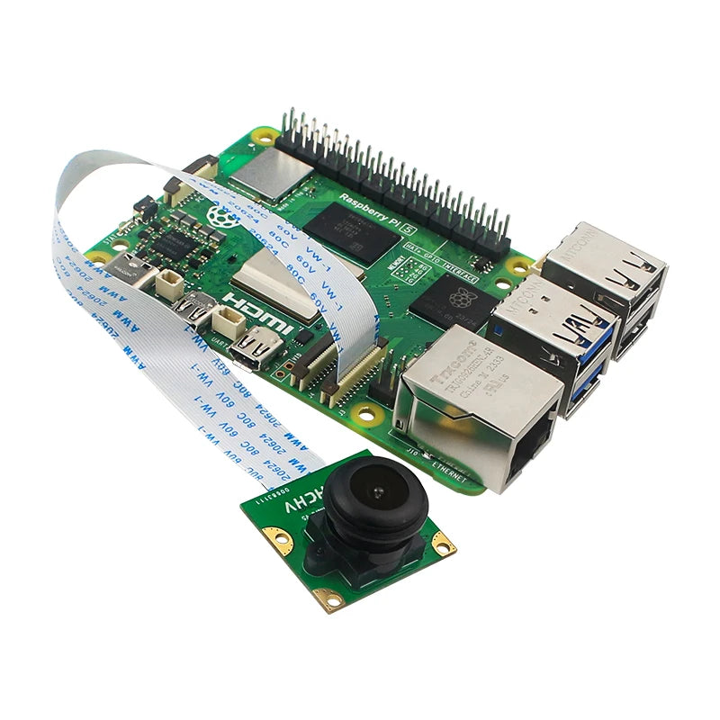 Raspberry Pi 8MP Camera IMX219 Sensor Module 77 130 200Degree Fisheye MINI CSI Interface with 15cm FFC for Raspberry Pi5 PRi Pi5