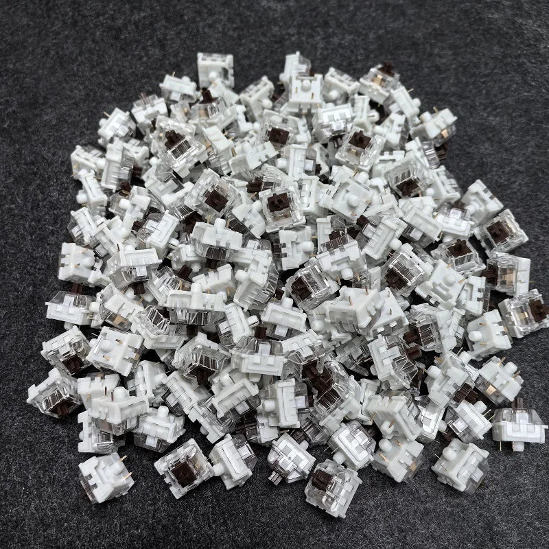 100pcs Keyboard Switch Keyboard Clicker Key Replacement Hot-swapping Switch 3Pin Tactile Switches for Mechanical Keyboards