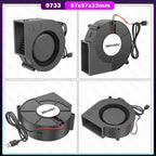 DC 5V USB 5015 7515 7530 Blower Cooling Fan Brushless Motor Case Fan Blower Fan Humidifier Fan Induction Cooker Fan