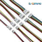 10pairs 20CM JST1.25 2P 3P 4P 5P 6P Male Female Plug Butt-joint Aerial Docking JST Plug Jack Terminal Wire Cable Connector