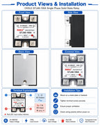 Solid State Relay DC to AC AC to AC DC to DC Zero-crossing SSR 10A25A40A50A60A80A100A