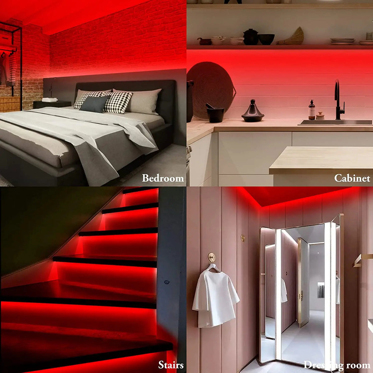 Dimmable 5V LED Strip Lights SMD2835 3528 60Leds/m Waterproof Ribbon Lights TV Backlight USB/Battery Powered Stripe Room Decor