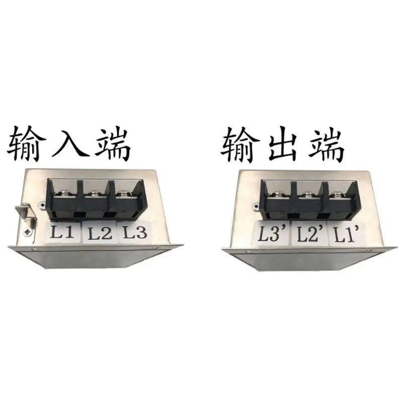 AC EMI anti-interference 380V linear power filter socket purifier three-phase three wire