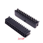 10-500 Pcs PCB Male Header Pin Vertical Through Hole 2 4 6 8 10 12 14 16 18 20 24 Circuits Molex 43045 Micro-Fit 3.0 mm Dual Row