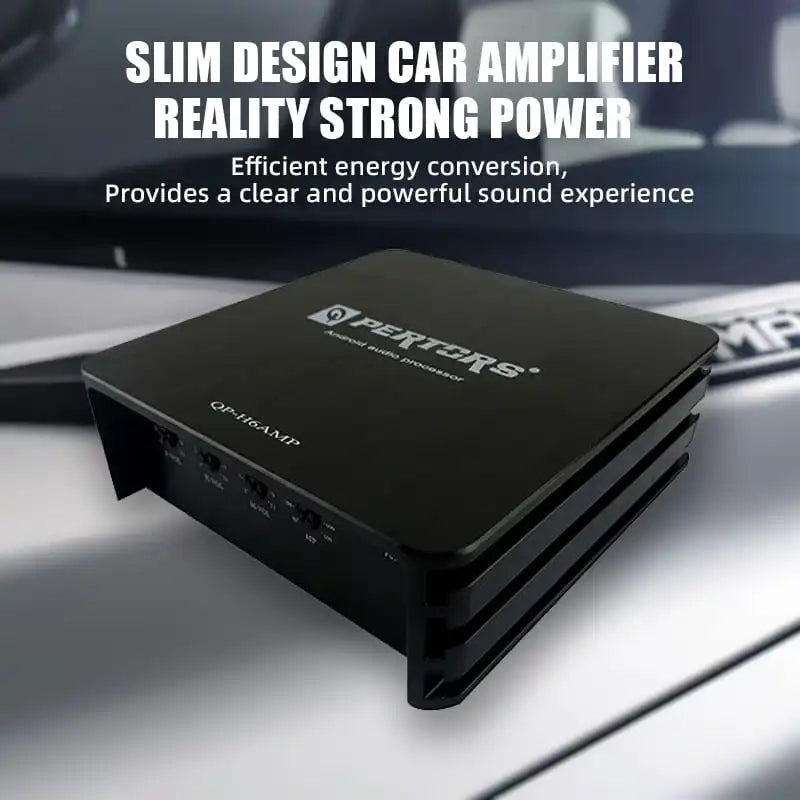 6 Channel Car Amplifier DSP Amplifier Car Audio System Dedicated Android Large Screen System, Amplified Woofer Lossless Upgrade