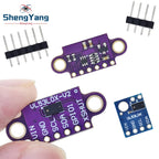 TZT VL53L0X Time-of-Flight (ToF) Laser Ranging Sensor Breakout 940nm GY-VL53L0XV2 Laser Distance Module I2C IIC 3.3V/5V